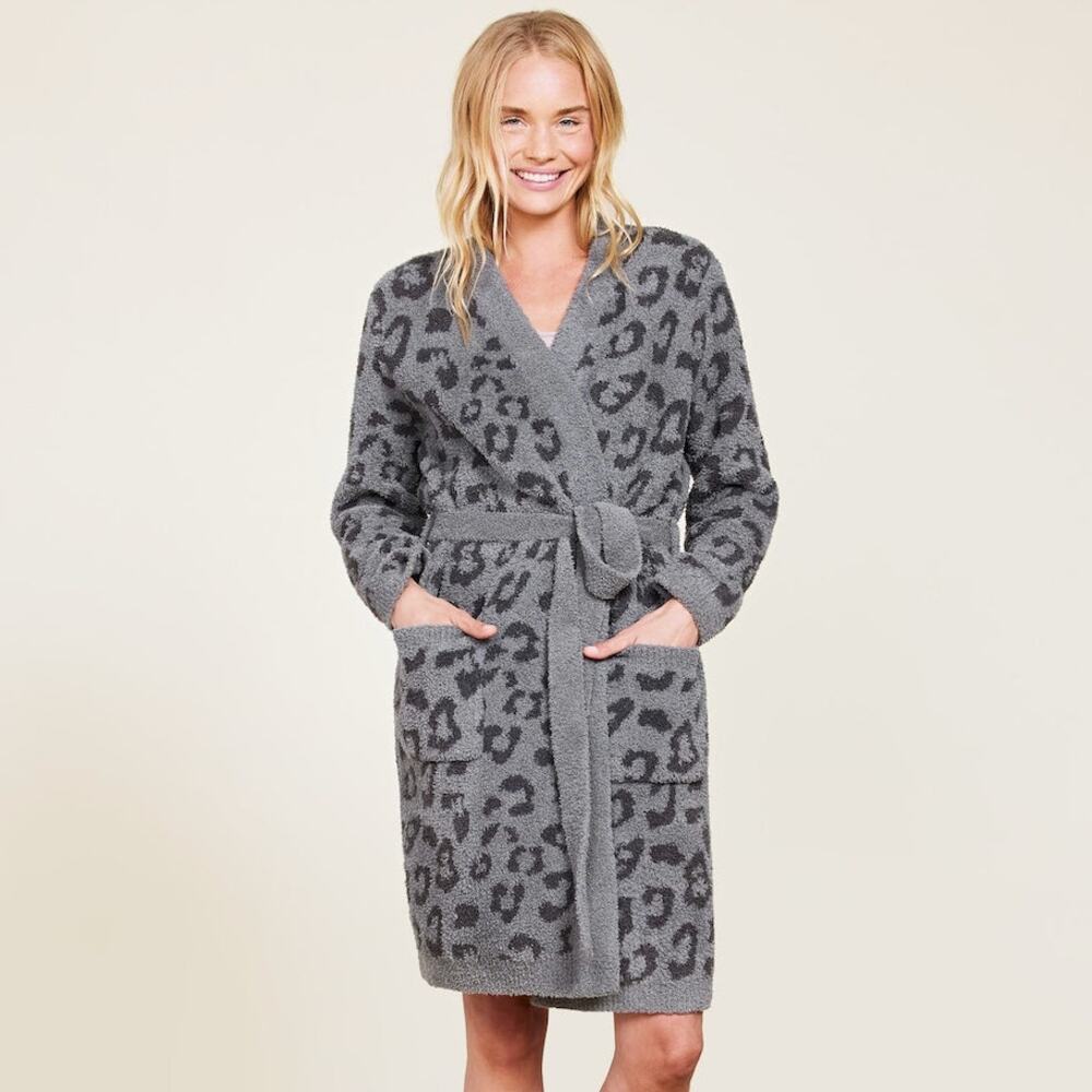 Barefoot Dreams CozyChic Women's Barefoot In The Wild Robe Size Large
